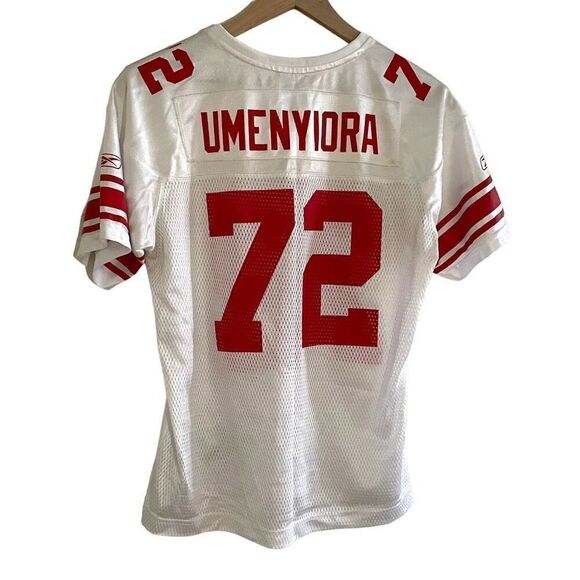 New York Giants Reebok Women’s NFL Umenyiora Jersey Size Large - Picture 2 of 9